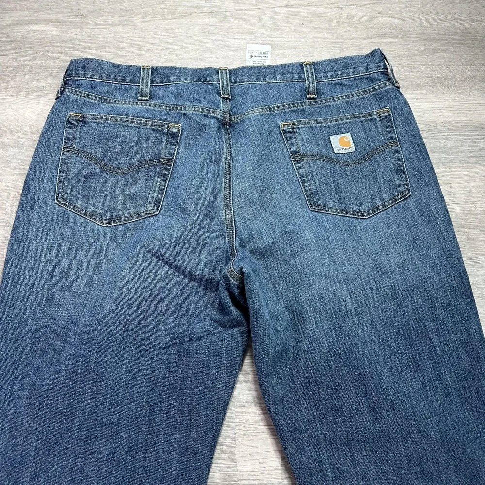 Carhartt 101483-980 Jeans Mens‎ 40x32 Blue Relaxed Straight Denim Medium Wash